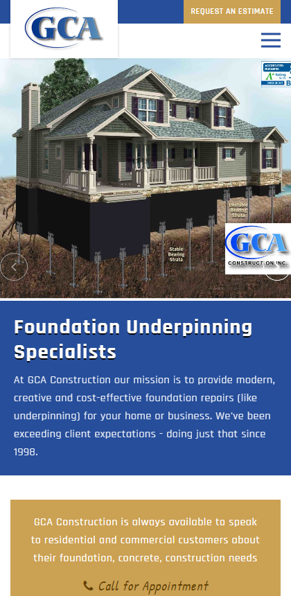GCA business website