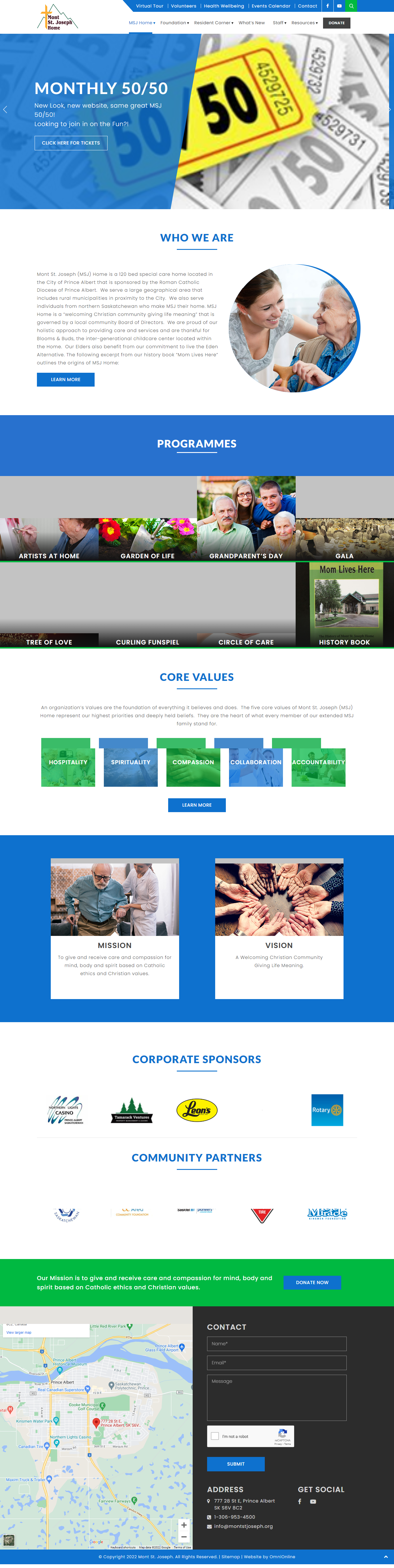 MSJ full web shot - Business web design saskatchewan