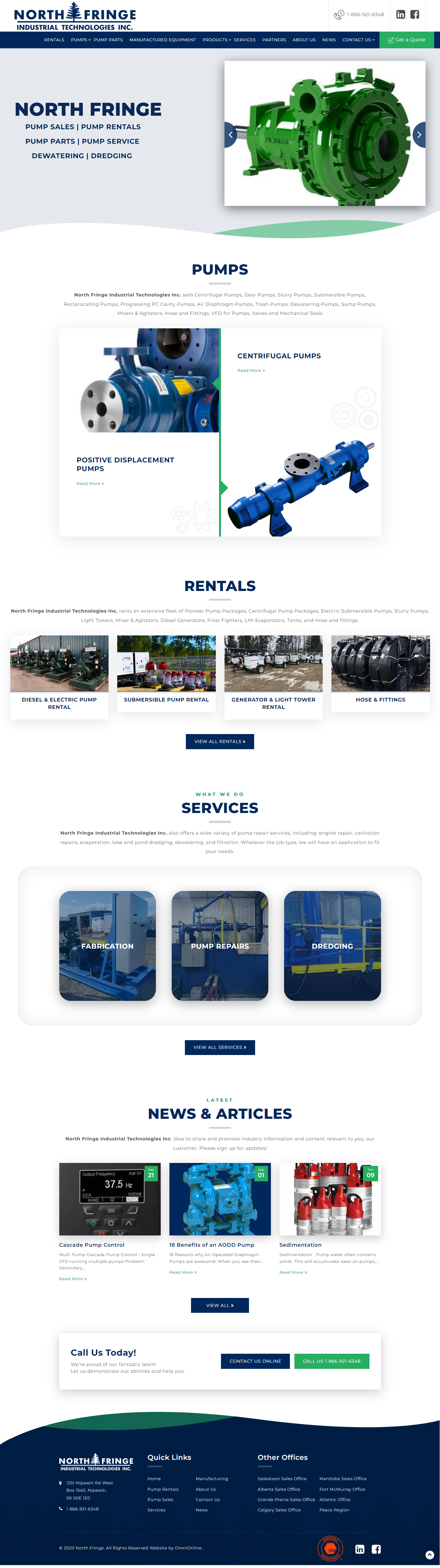 north fringe website by OmniOnline - best web design sask