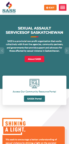 sexual assault services of saskatchewan website - best websites for regina organizations