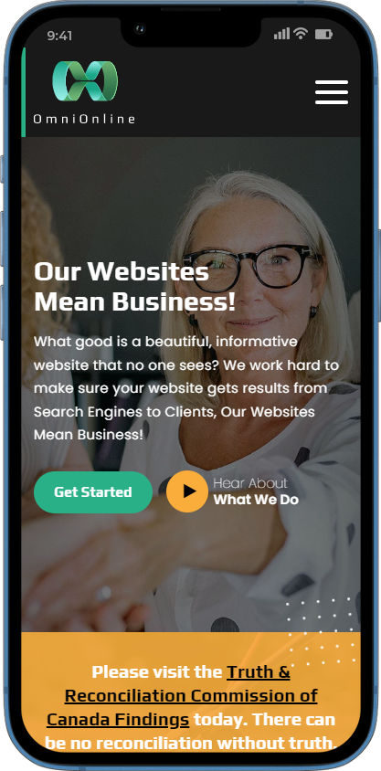 OmniOnline mobile web design saskatchewan